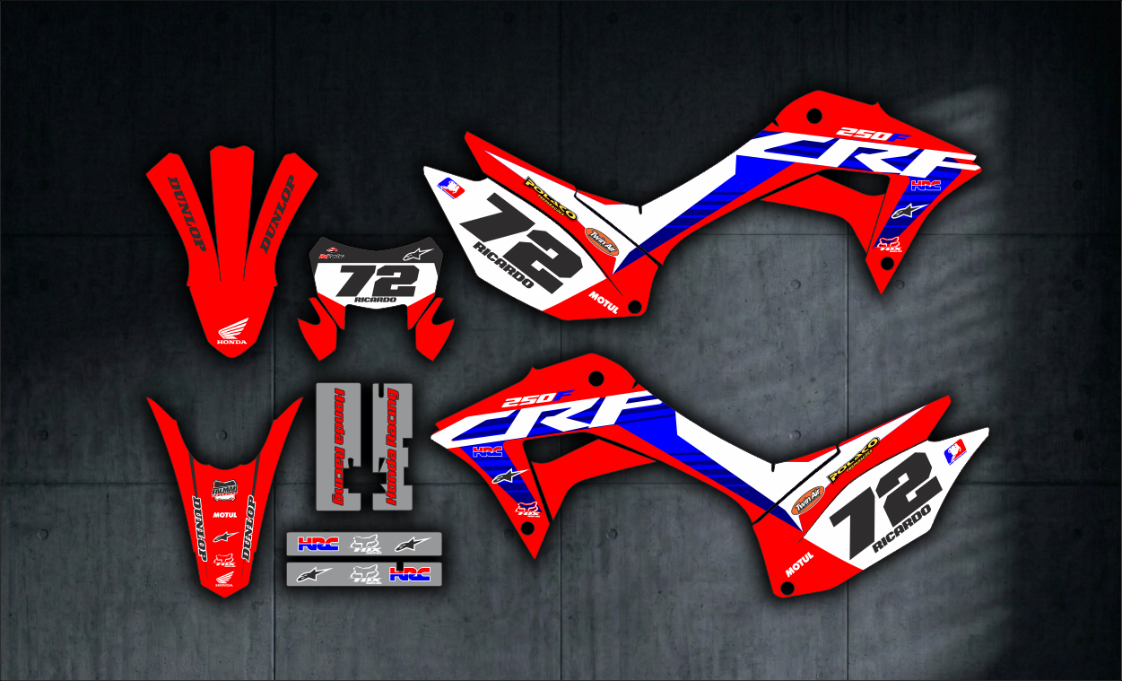 Kit gráfico CRF 250F completo