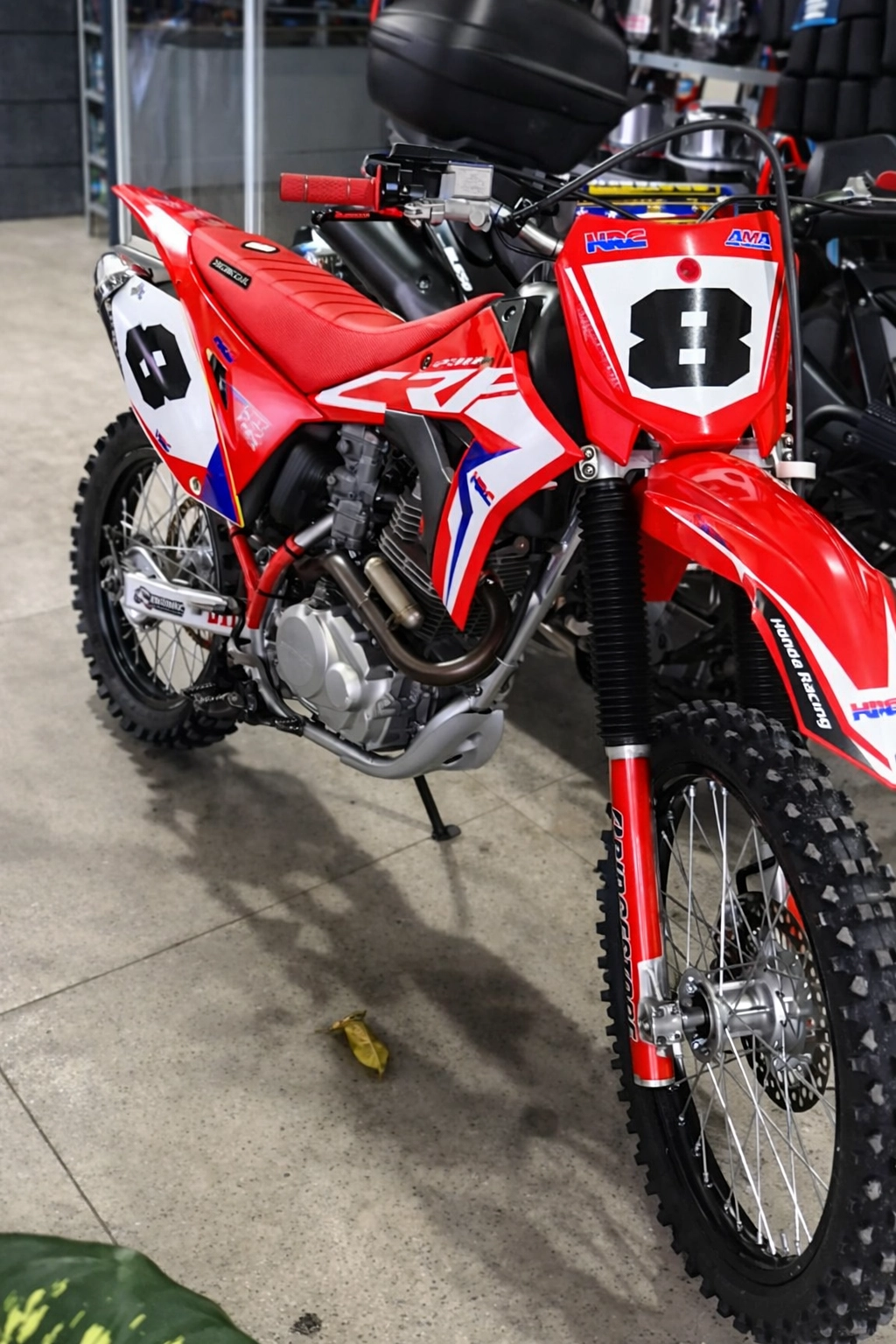 Cliente Falmar — CRF 250F com kit gráfico instalado #1