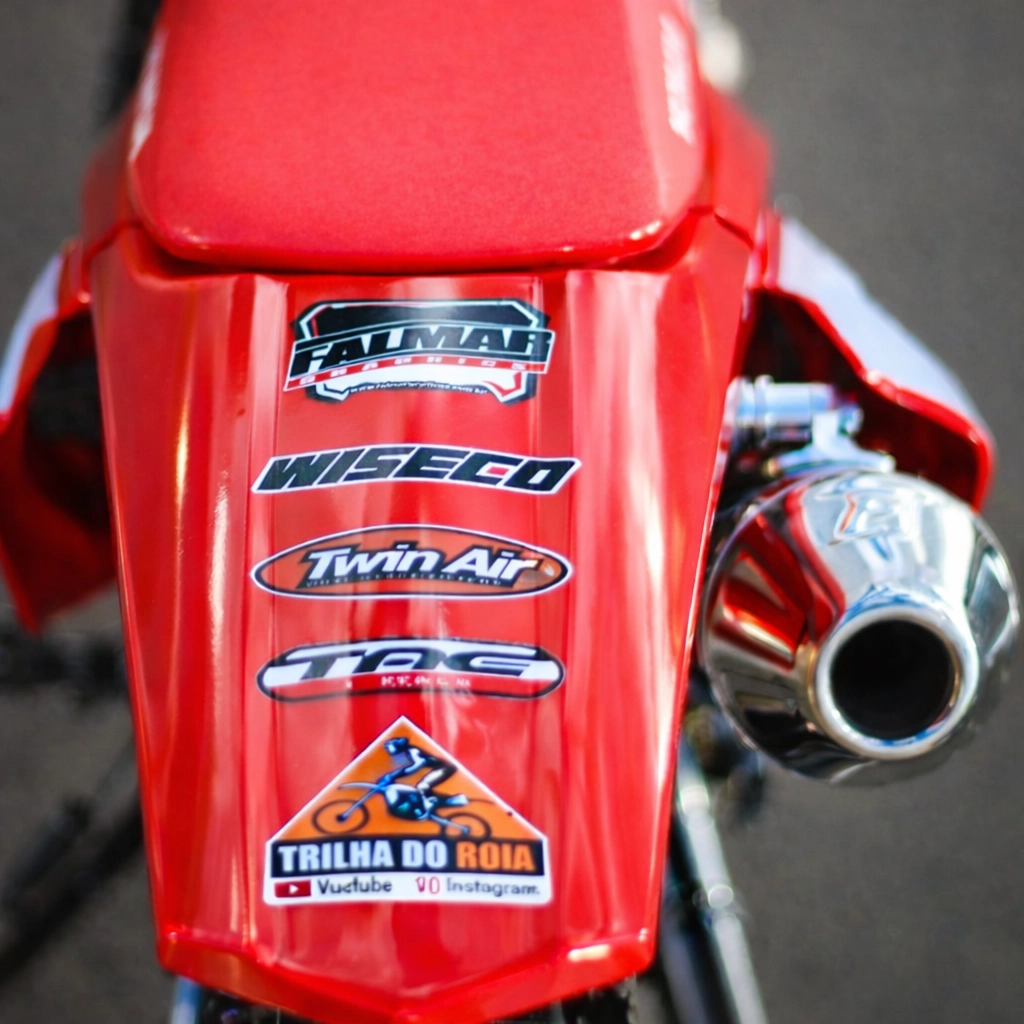 Cliente Falmar — CRF 250F com kit gráfico instalado #2