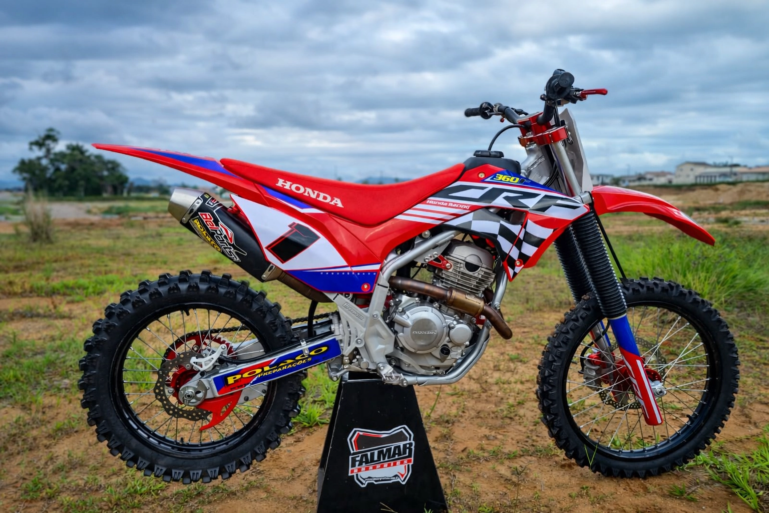 Cliente Falmar — CRF 250F com kit gráfico instalado #4