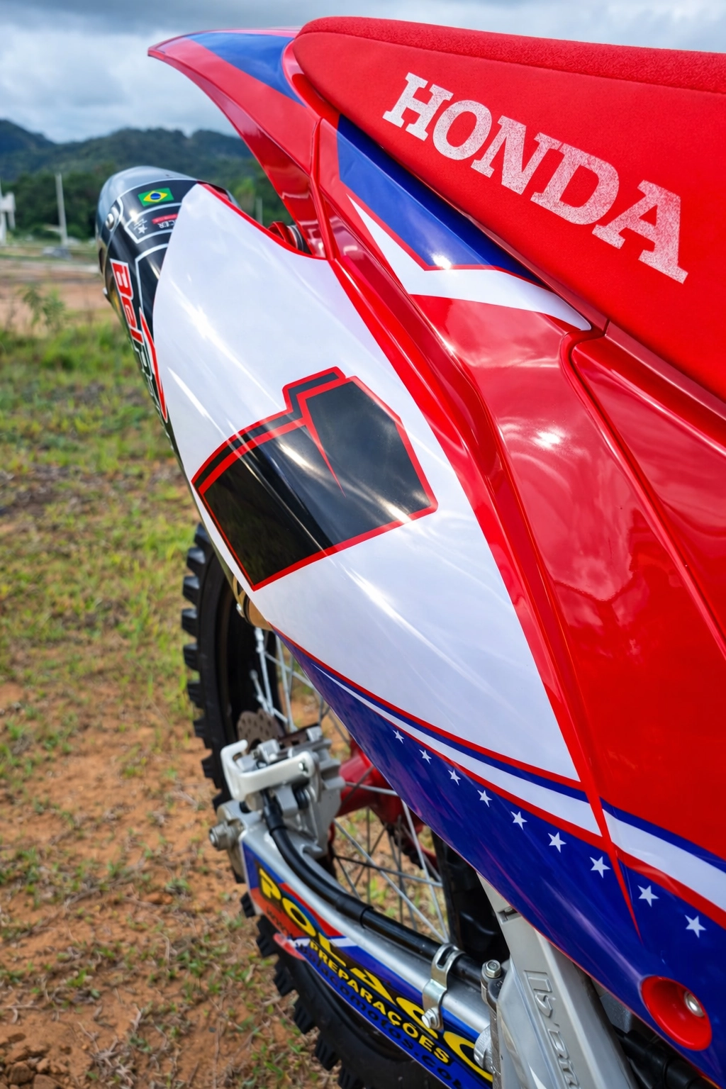 Cliente Falmar — CRF 250F com kit gráfico instalado #5