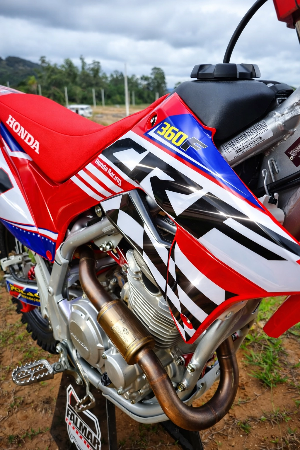 Cliente Falmar — CRF 250F com kit gráfico instalado #6