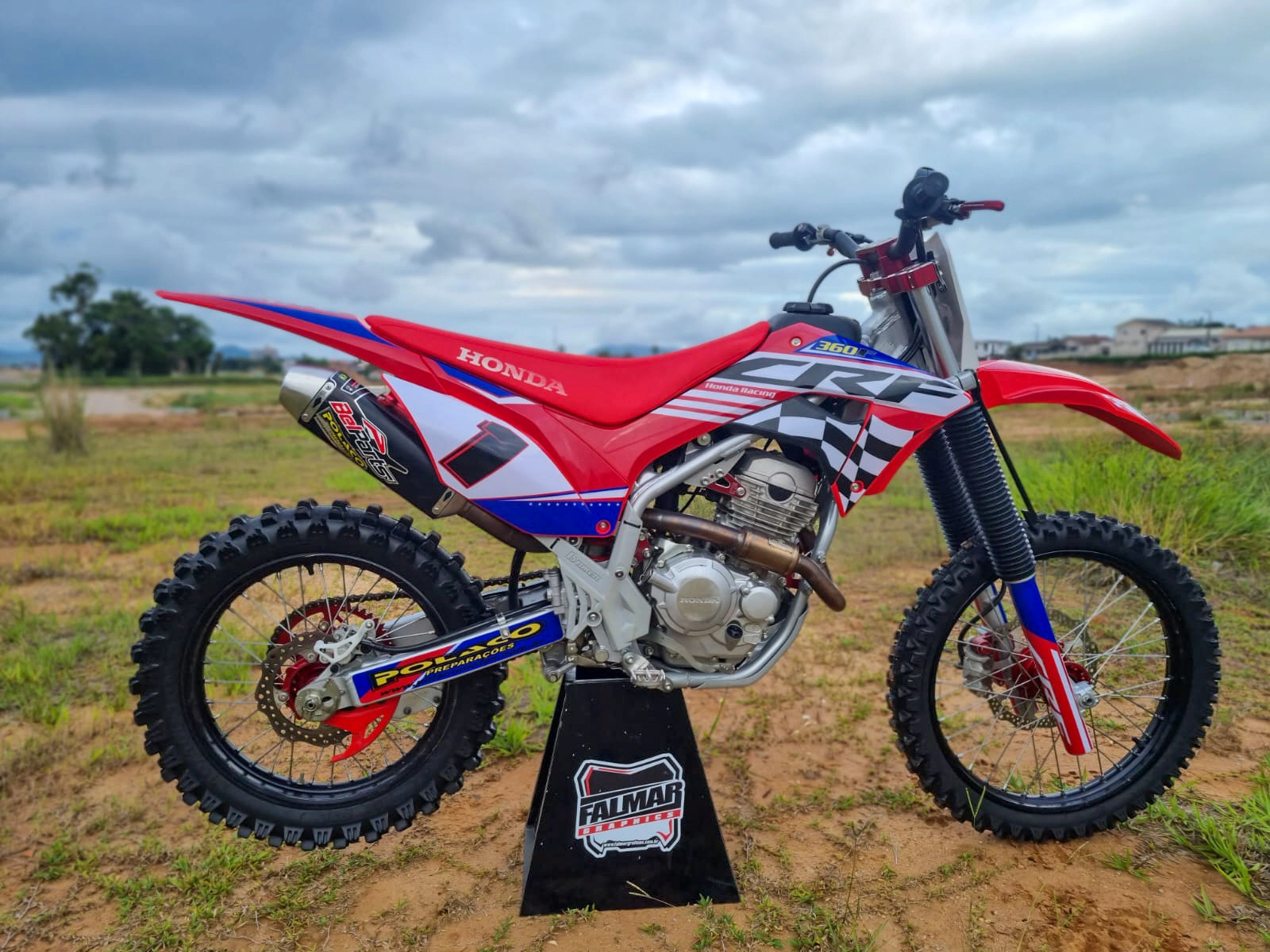 Cliente Falmar — CRF 250F com kit gráfico instalado #7