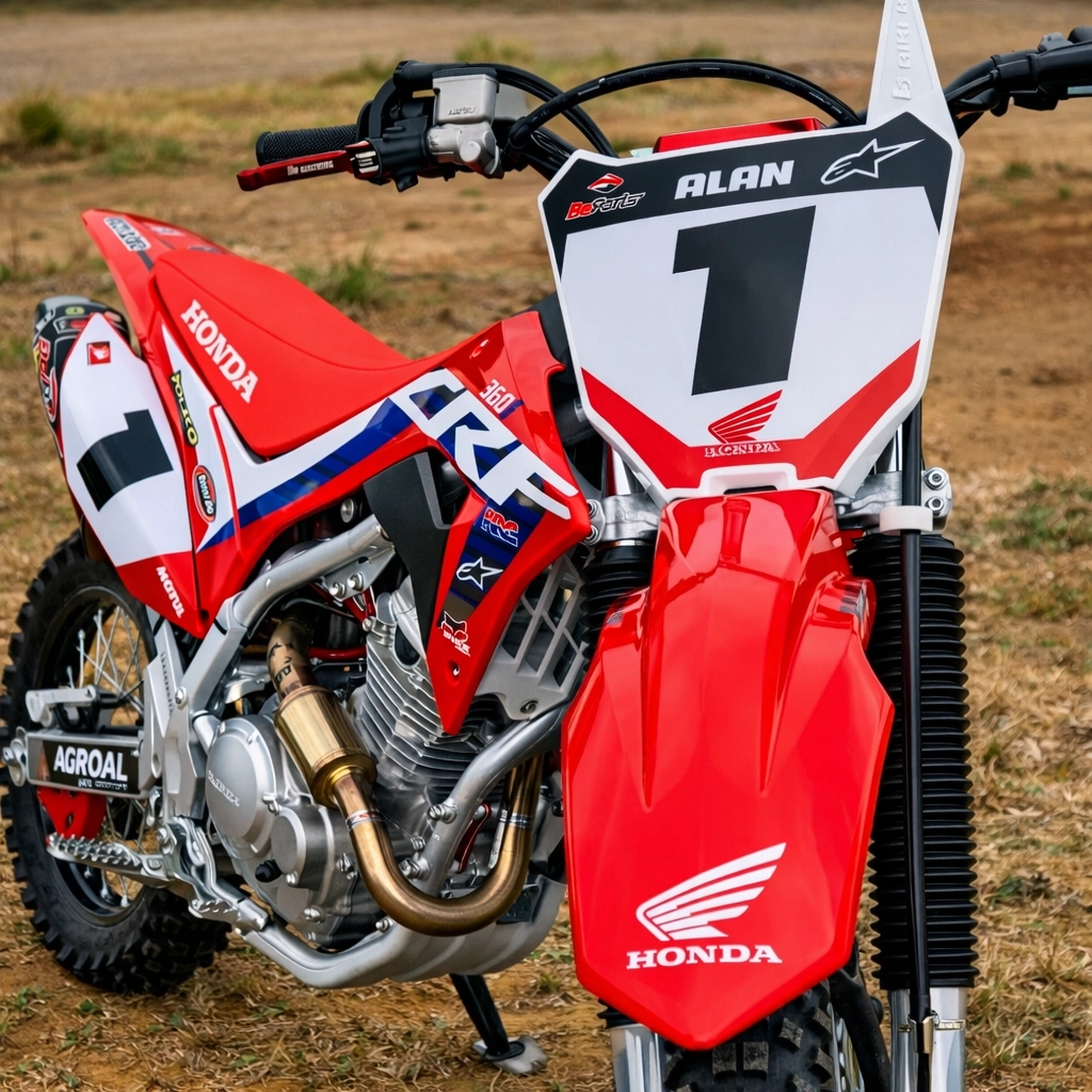 Cliente Falmar — CRF 250F com kit gráfico instalado #9